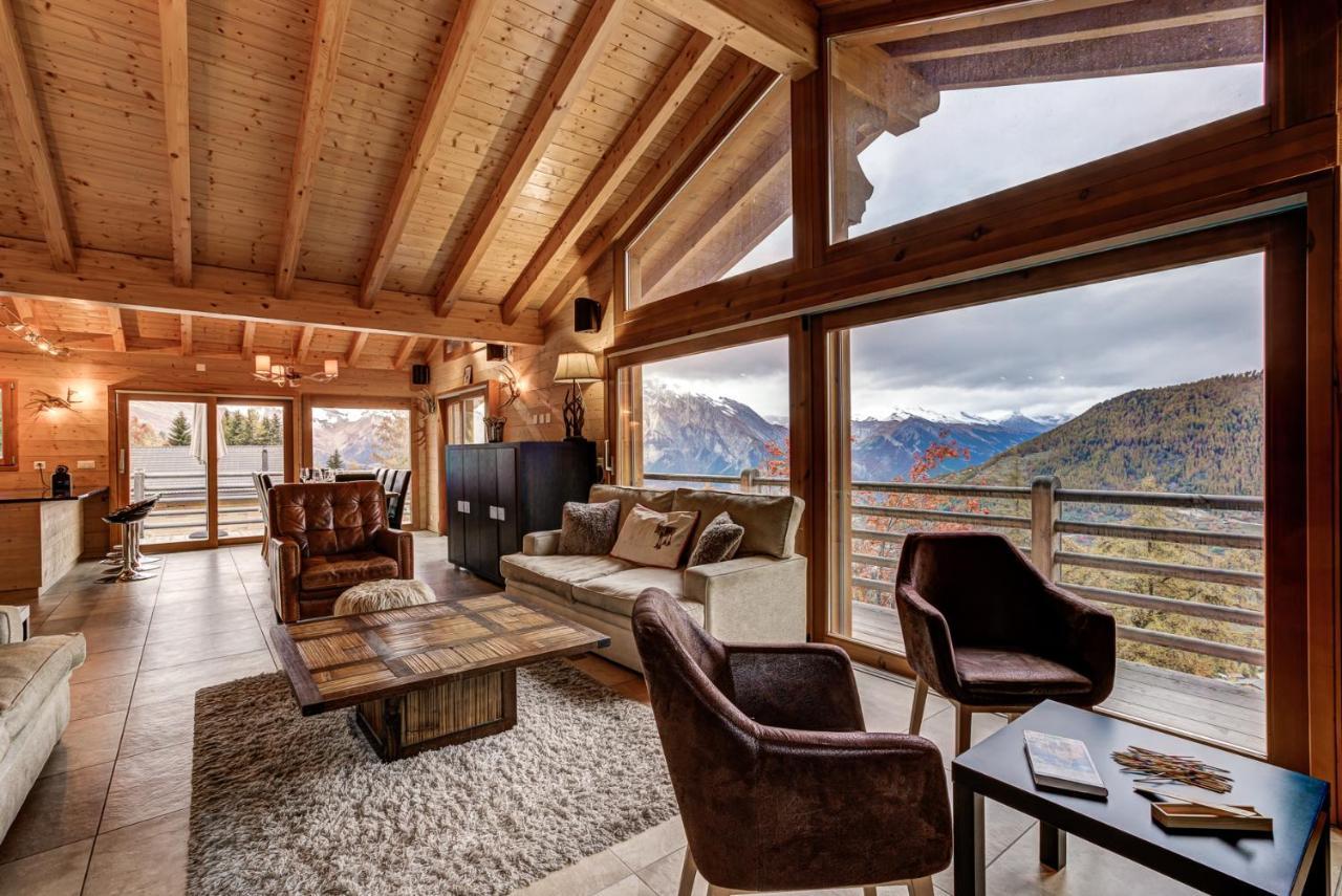 Chalet Le Cerf La Tzoumaz Zewnętrze zdjęcie