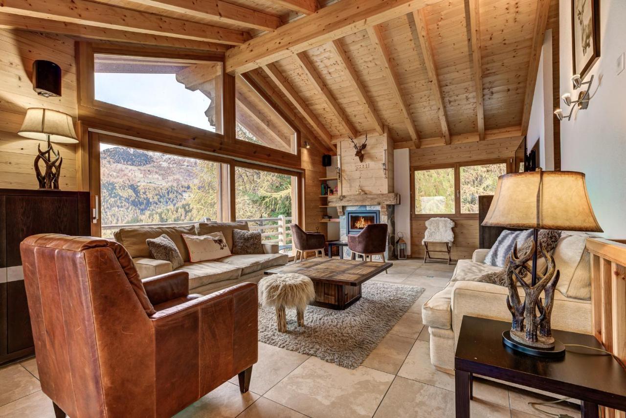 Chalet Le Cerf La Tzoumaz Zewnętrze zdjęcie